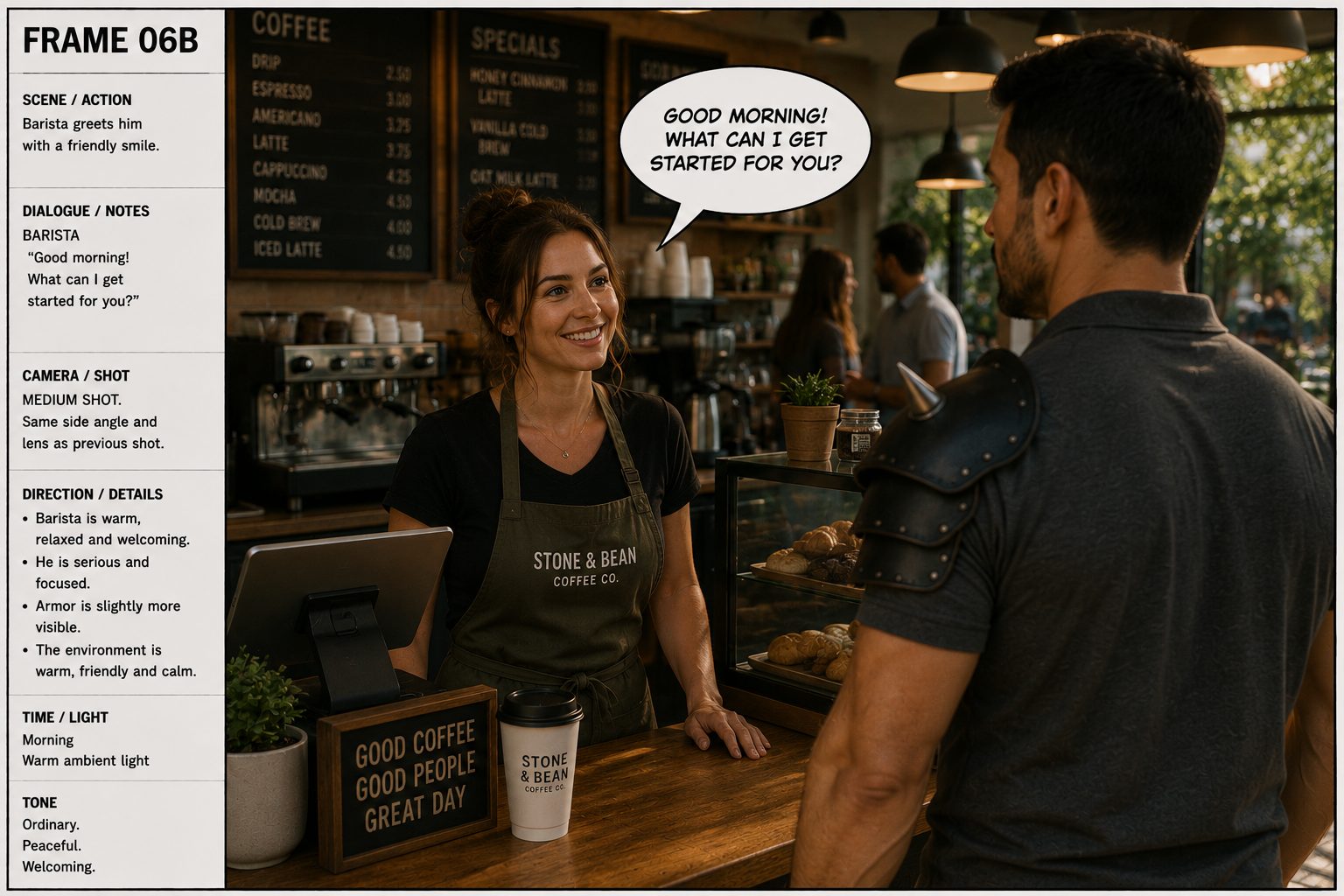 Road Warrior storyboard, frame 7 of 29